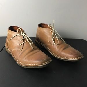 Steve Madden Hestonn tan leather chukka boots 9.5
